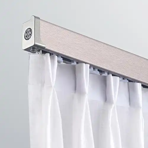 加厚窗帘轨道铝合金窗帘直轨方轨窗帘滑轨客厅卧室飘窗窗帘配件