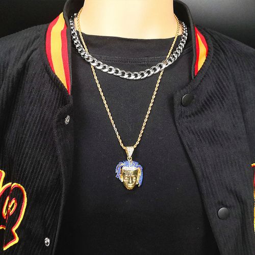 xxxtentacion项链皓石嘻哈男潮rapper吊坠女配饰欧美hiphop街头