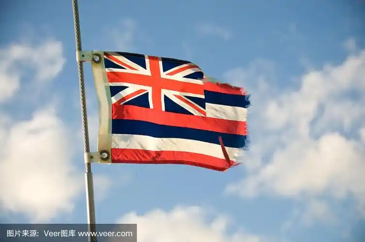 国旗的夏威夷