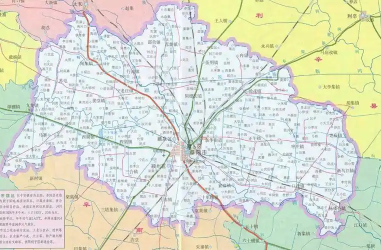 阜阳地图全图高清版