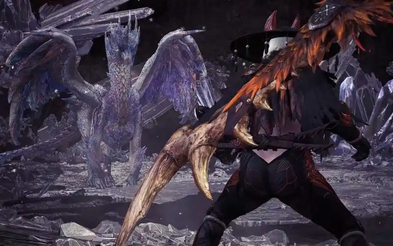 【怪猎世界冰原】第一次遇见冰咒龙,叫了增援,居然全是大盾?