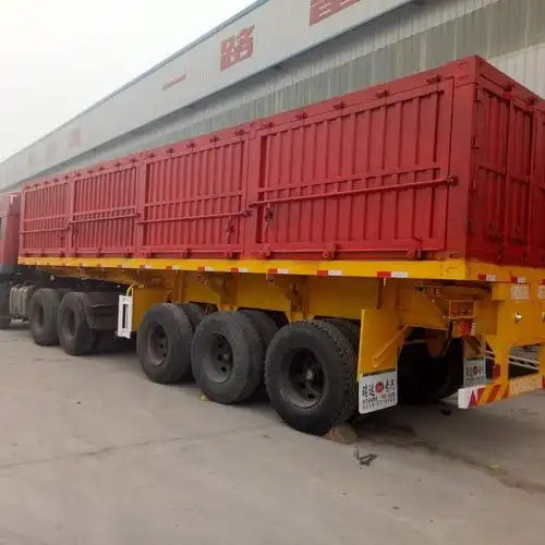 包上牌17米5集装箱尺寸半挂车