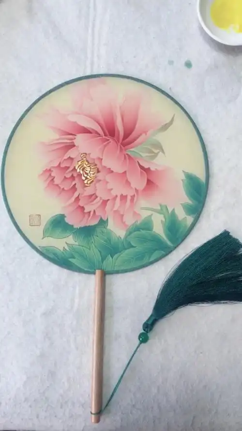 牡丹团扇国色完成了!