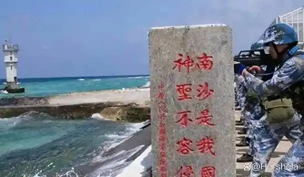 「中国南海」最大人工岛——美济岛