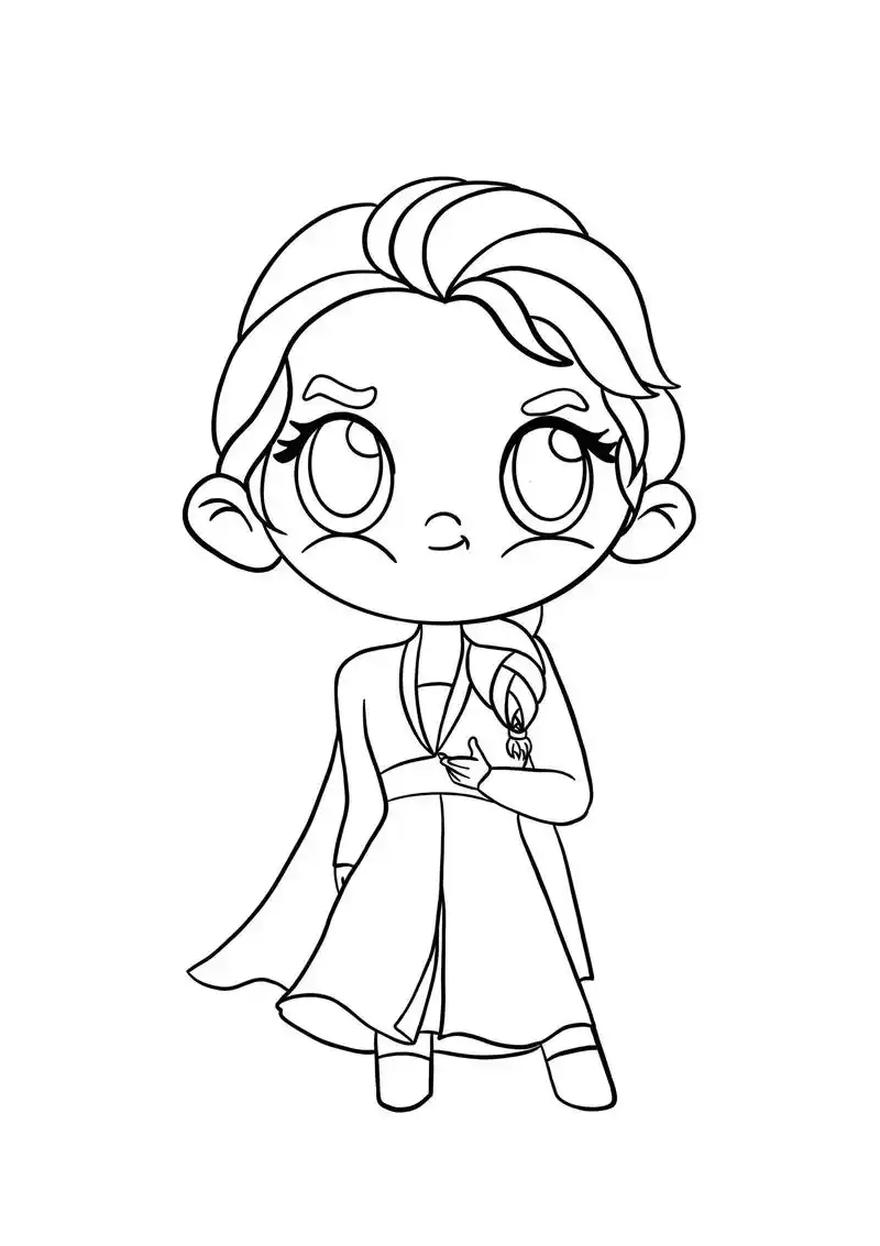 一起学画画 #冰雪奇缘 #艾莎女王 #公主简笔画 @抖音小助手 @dou 小