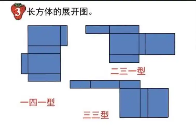 长方体展开图