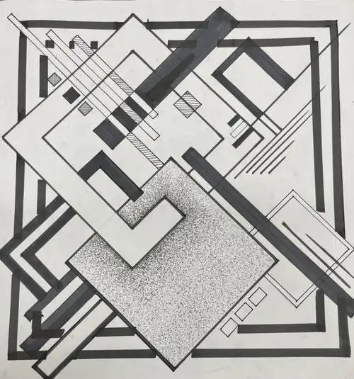 教学科研专栏美术学院2021级艺术设计学班二维构成教学案例总结