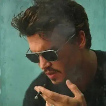 抽烟的寂寞欧美男生