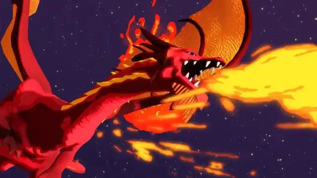 捷映视频模板-喷火的火龙和震撼爆炸揭示-tcy7216