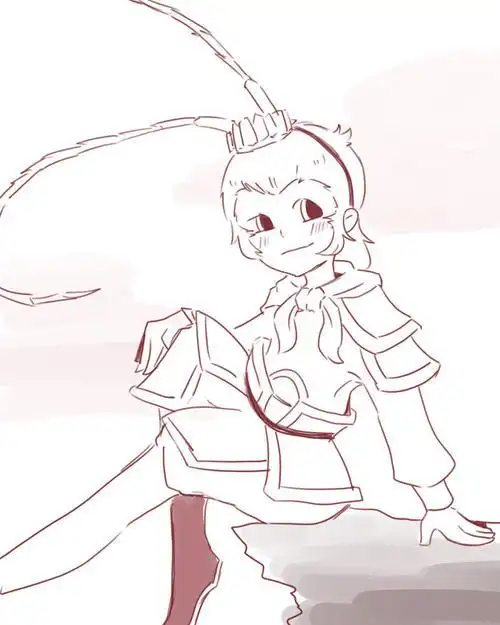 大圣归来简笔画单人