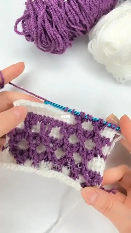 花形部分都是外钩长长针