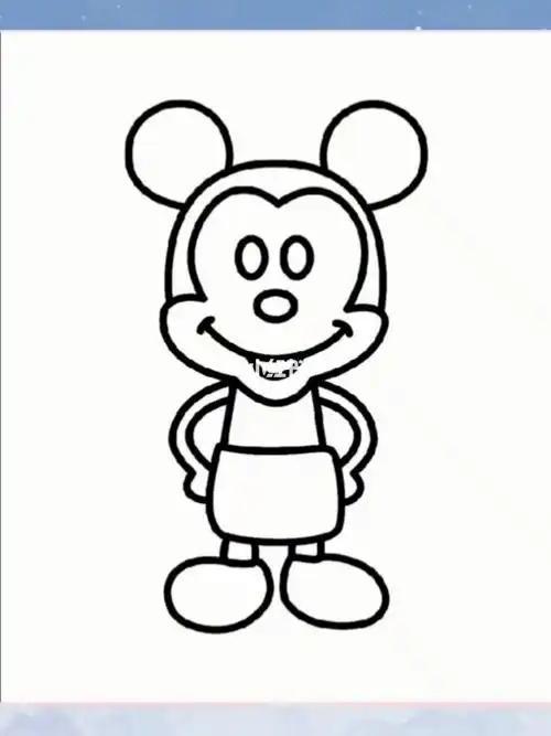 米老鼠简笔画