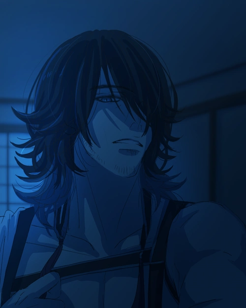 刀剑乱舞 刀剑男士 添い寝系列 长曾祢虎彻 绘师:優起(pixiv id=