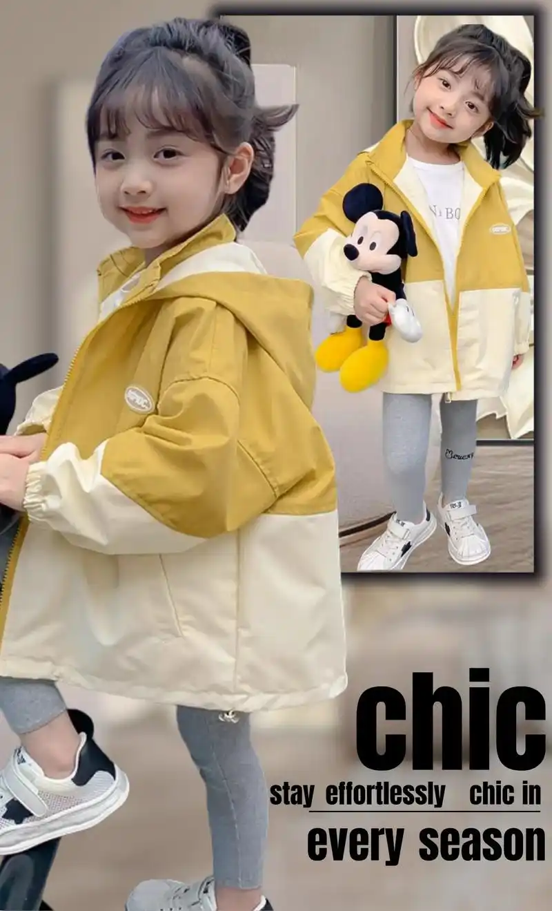 麻麻们～儿童夹克外套来喽!天气渐渐回暖,春 - 抖音