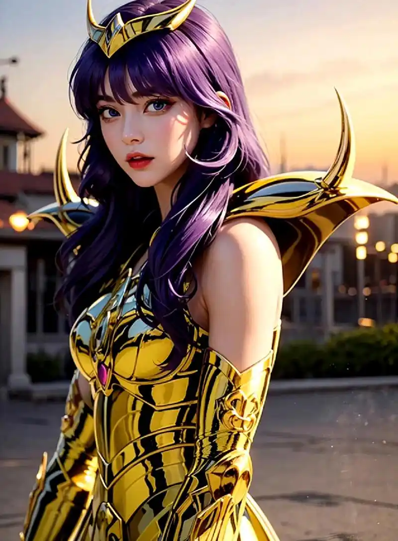 ai创作:圣斗士星矢 女版天蝎座黄金圣斗士