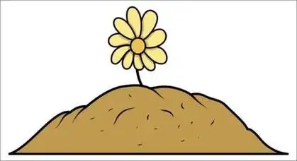 土壤简笔画 - 简单简笔画