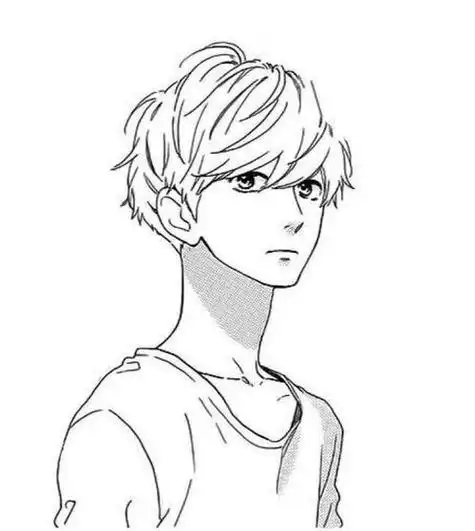 动漫头像男生冷酷简笔画