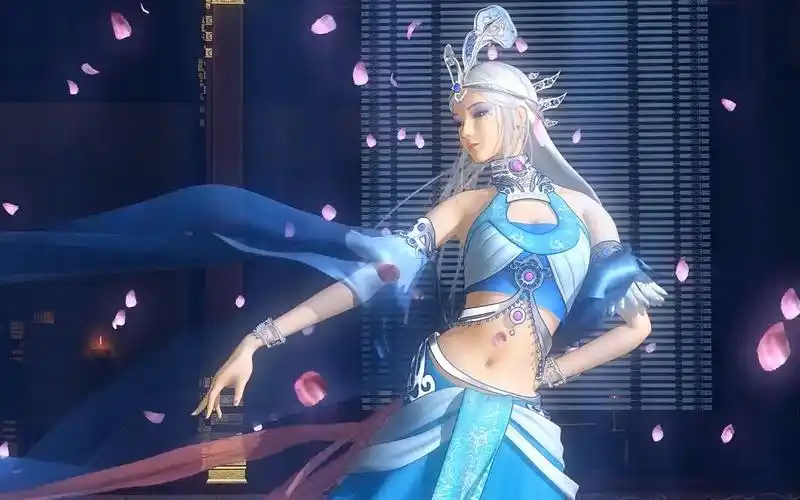 1小时秦时明月妃雪阁雪女舞蹈氛围半白噪音一舞倾城易水两岸飞雪玉花