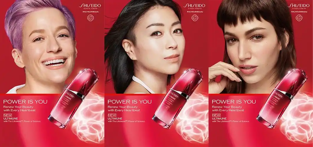 shiseido)携手刘亦菲发布了一支广告片,为资生堂第三代红腰子精华代言