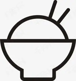 碗筷简笔画 儿童摆碗筷简笔画