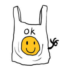 黄色笑脸塑料袋