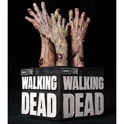 温和的巨人~全新~ amc the walking dead bookends by gentle giant