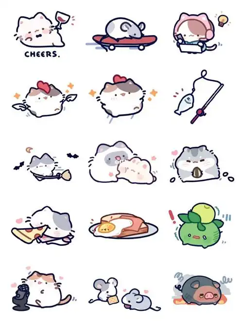 vol73韩系手帐贴纸素材