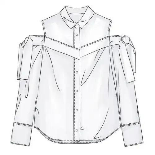 怎么画女生外套的画法简笔画图片简笔画卡通上衣儿童简笔画画衬衫服装