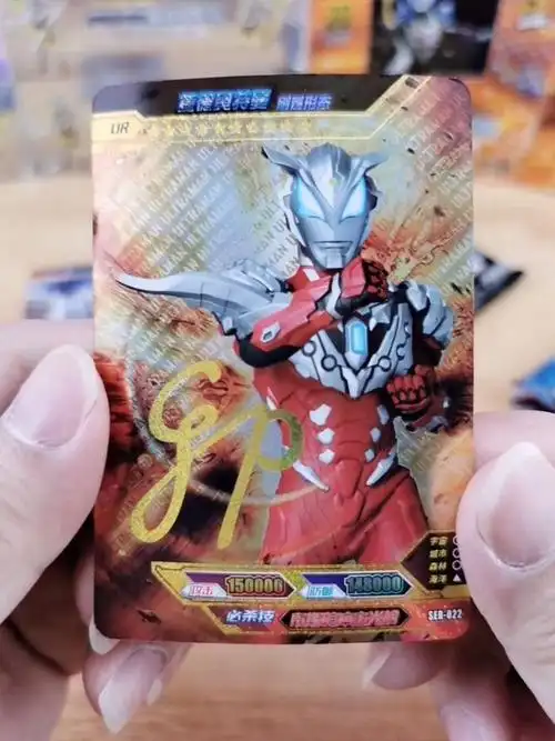 奥特曼卡片开箱咔哥又开出一张超稀有新版签名卡