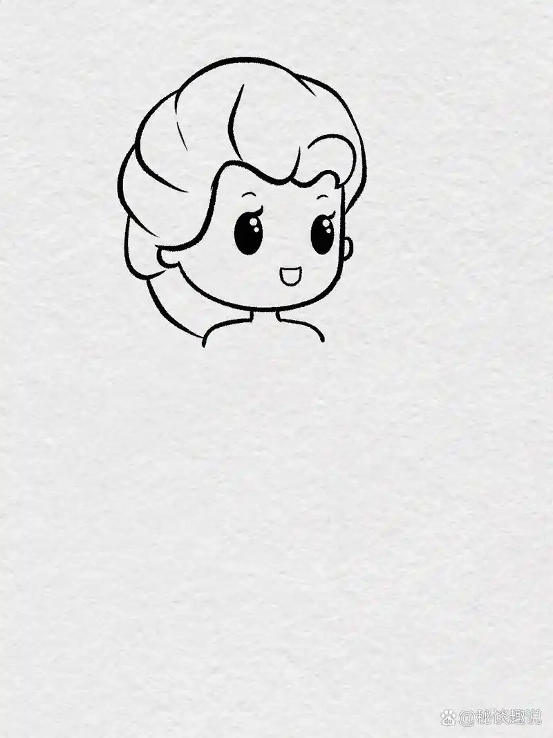 教你画迪士尼公主-艾莎公主      #简笔画