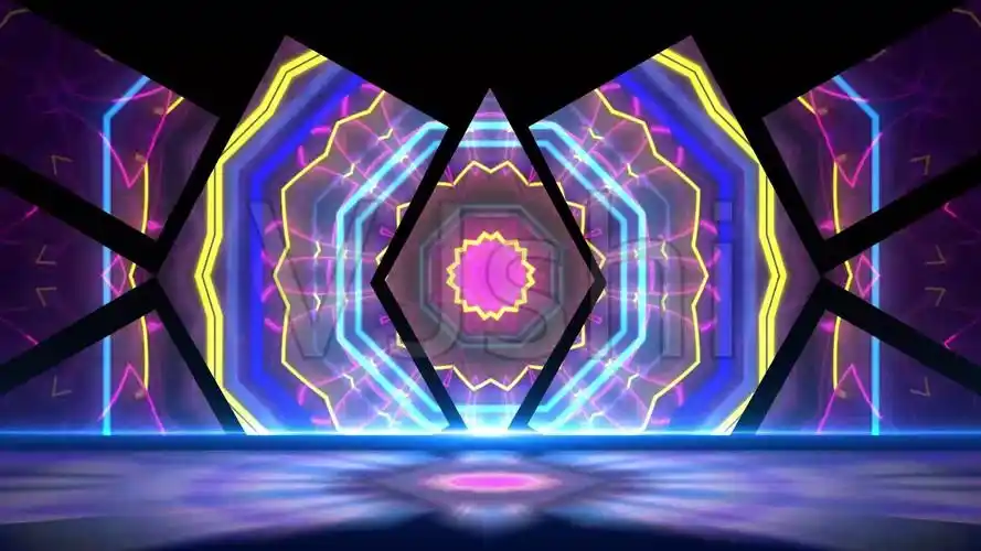 真心无边迪曲动感大屏幕背景舞台led视频