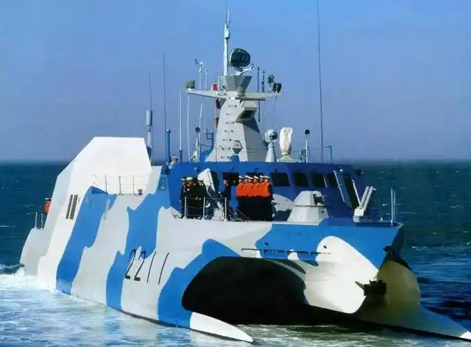 022导弹艇,最快突袭速度达50节,号称"航母杀手"