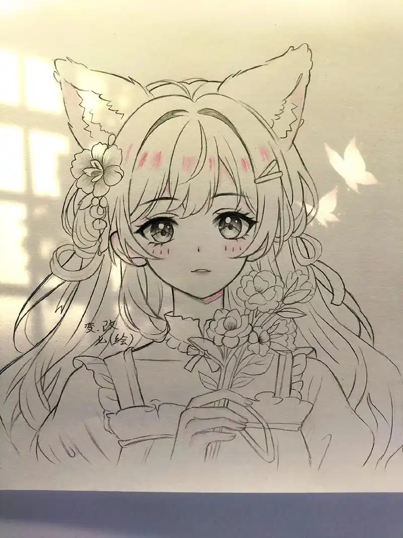 认真画画和随便画画.真的很真实#临摹 #认真画画和上随便画画 - 抖音