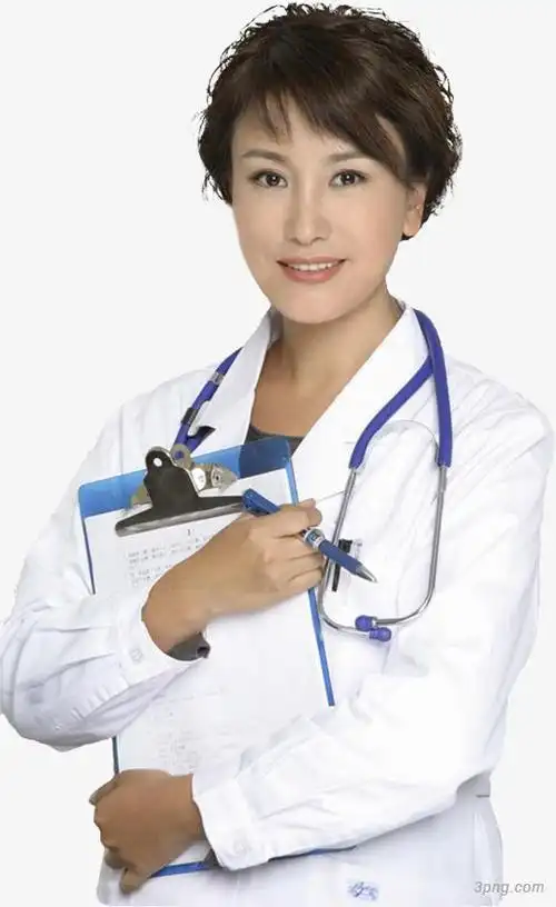 短发护士医疗美女png素材透明免抠图片-动植人物