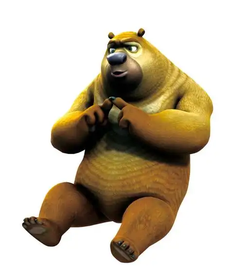 动画片熊出没人物和动物psdpng免抠图