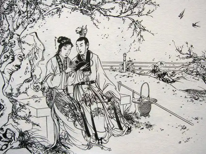 9 黛玉葬花(正册)【连环画收藏本红楼梦之五】