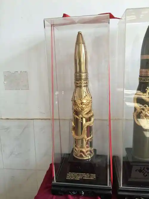 炮弹壳工艺品炮弹底座375785100122130退役模型收藏礼品摆件sn1260新