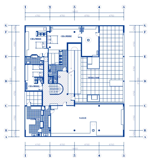 萨伏伊别墅图纸villasavoyeskecchupdrawings