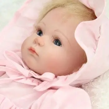 重生婴儿娃娃全身硅胶逼真的婴儿娃娃出售 16 英寸可爱的玩具为孩子们