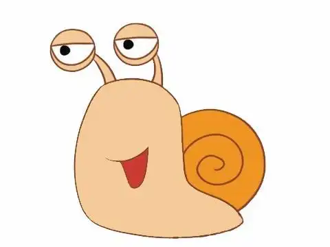 卡通蜗牛简笔画画法步骤图片大全,图片,简笔画-学笔画