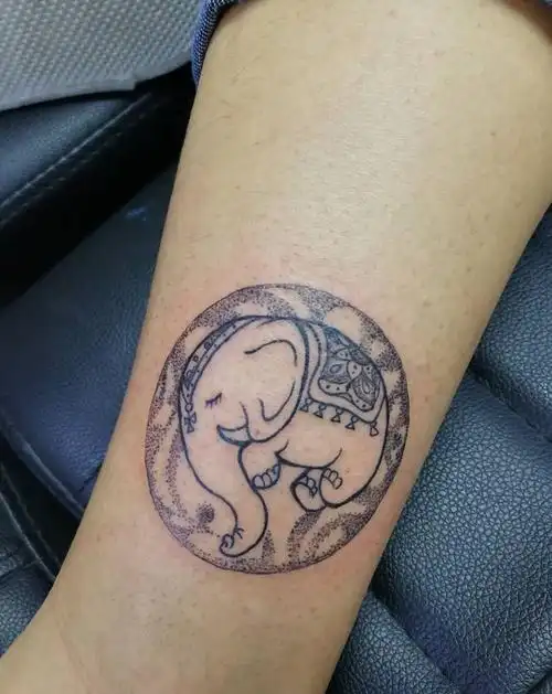 小象纹身图片
