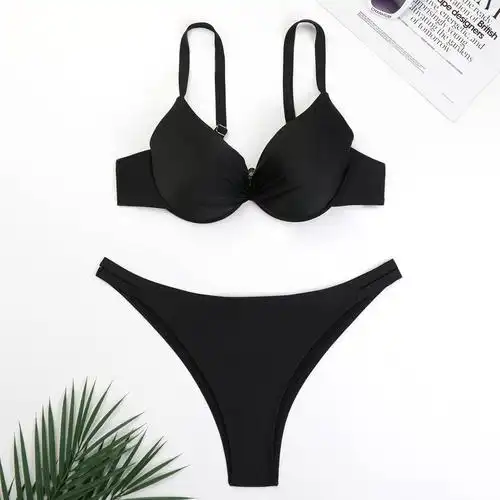 跨境外贸新款游泳衣女欧美性感bikini比基尼分体泳装工厂现货批发