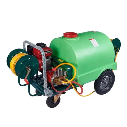 300l超大容量7hp汽油动力配26柱塞泵式手推式打药机打药车