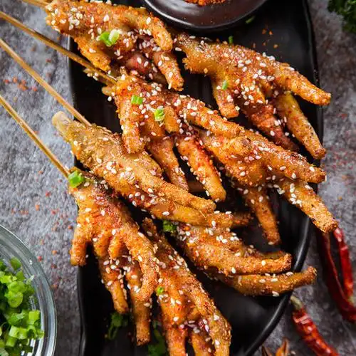 鸡爪串5串烧烤食材半成品