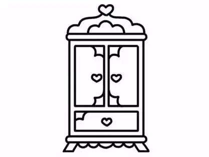 公主衣柜#简笔画教程 #简笔画幼儿园 #简笔画素材#简笔画卡通 #简笔画