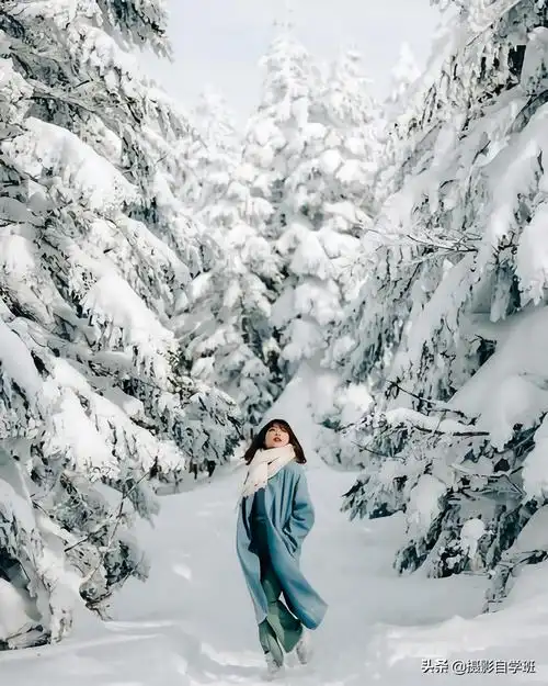 9个户外雪景人像摄影技巧,满足冬天拍摄所需,这么拍照片更精彩