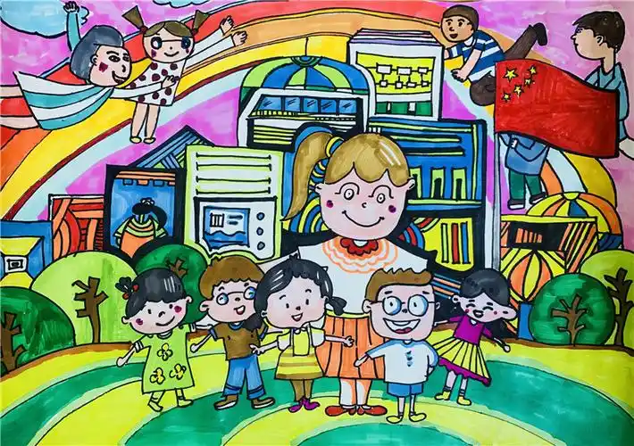 金桥双语实验学校20周年校庆绘画展