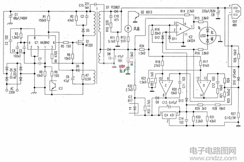 tl3842和342组成的48v电动车充电器坏了,63v220的直流滤波电容爆,tl