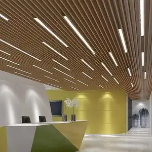 新款格栅灯灯条个性格栅吊顶铝方通专用灯健身房办公室精品长吊灯