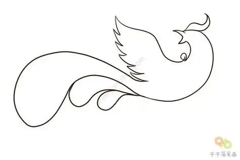 凤凰图片简笔画 凤凰图片简笔画简单